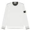 Pulover Stone Island Compass-Badge alb