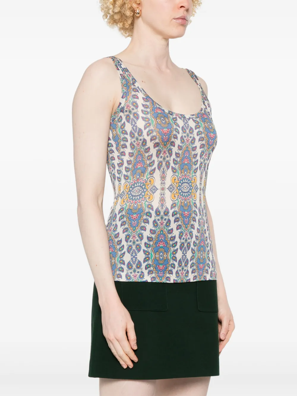Top ETRO Graphic-Print multicolor - imagine 3