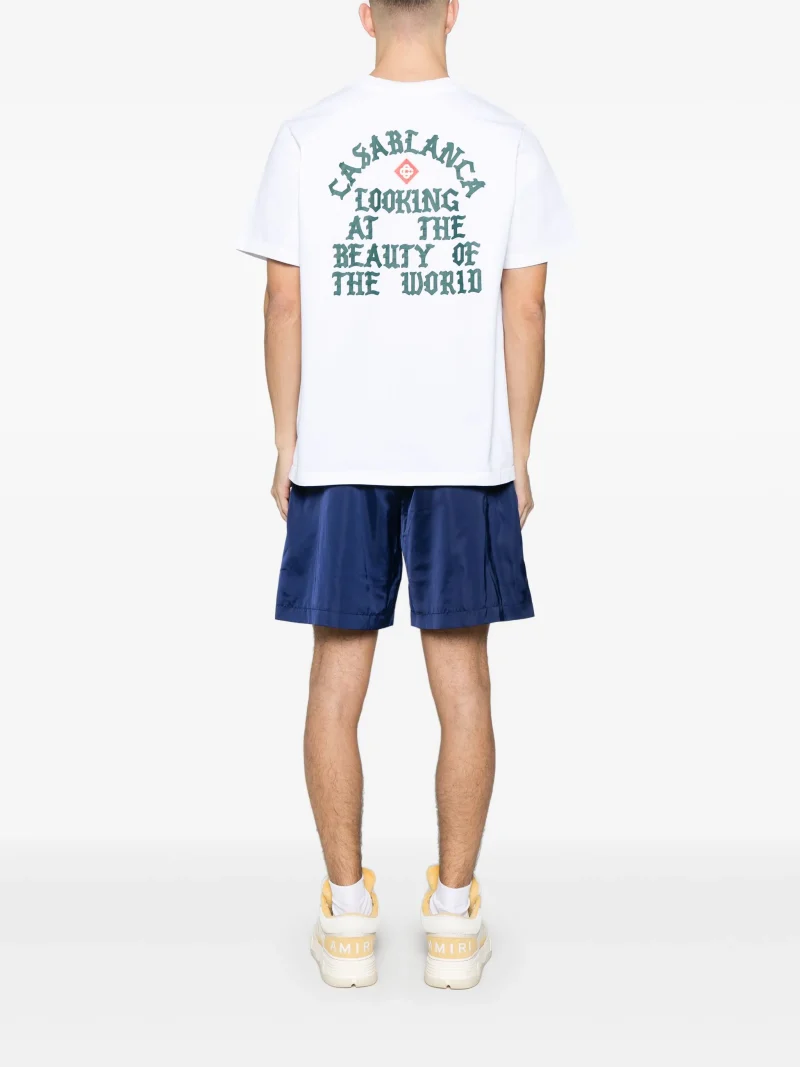 Alternative view of Tricou Casablanca "Beauty of The World" alb