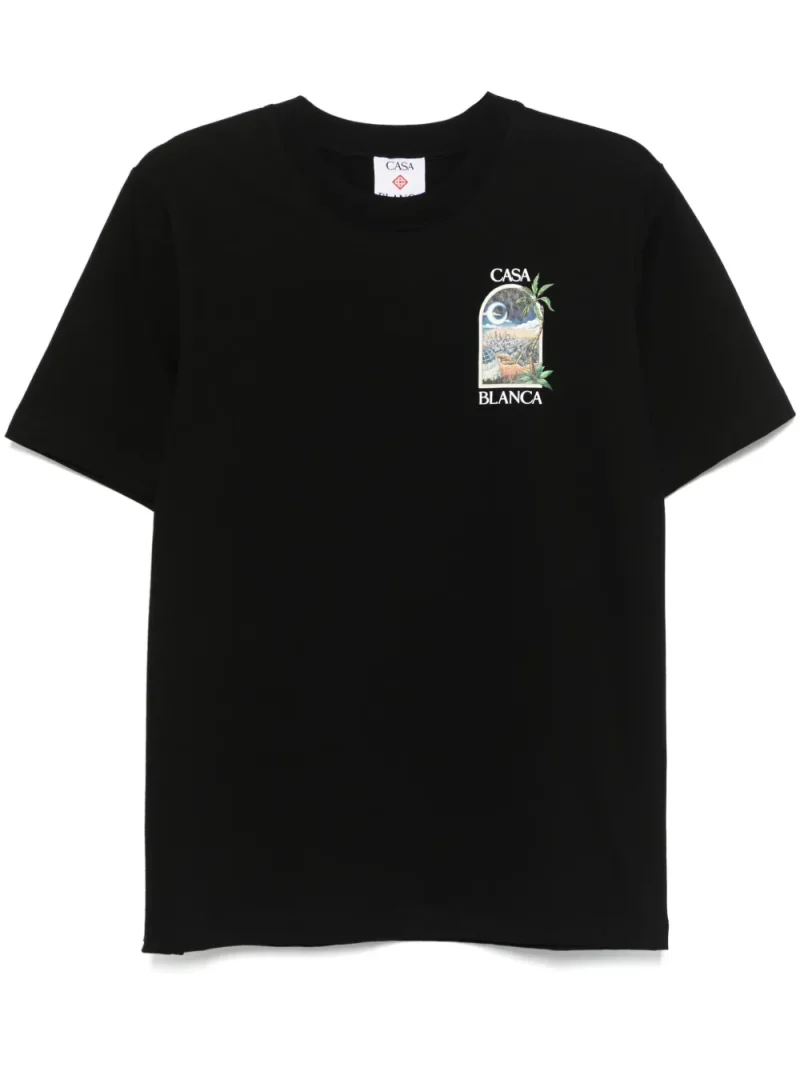 Tricou Casablanca LA Nights negru