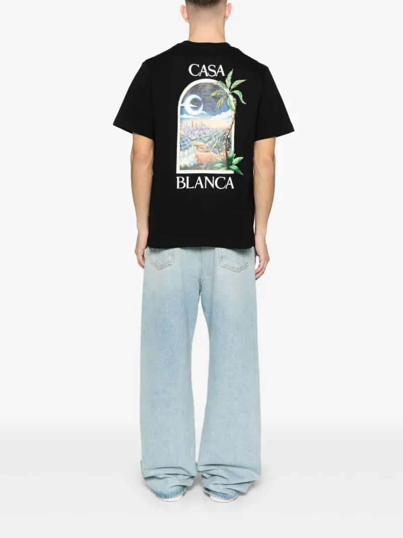 Alternative view of Tricou Casablanca LA Nights negru