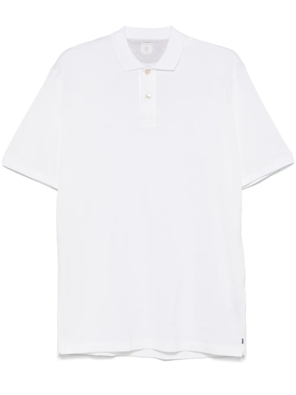 Tricou Eleventy Cotton Polo alb