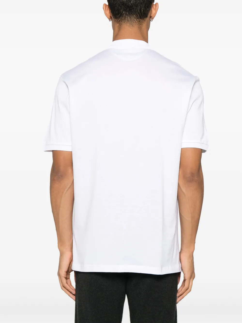 Tricou Eleventy Cotton Polo alb - imagine 2