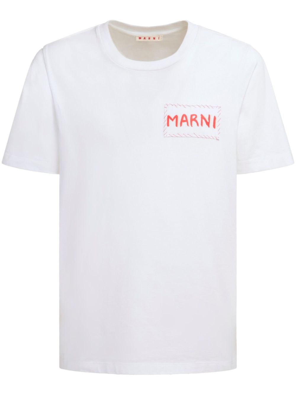 Tricou Marni Logo-Print alb