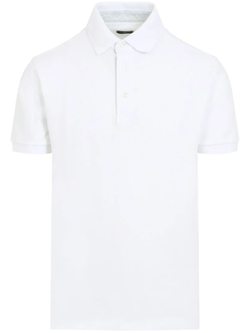 Tricou polo ETRO Cotton alb