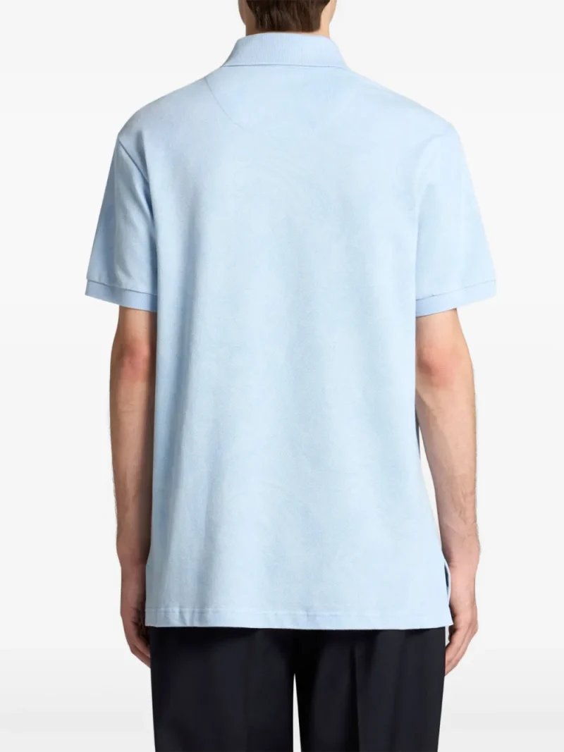 Alternative view of Tricou polo ETRO Paisley Jacquard albastru