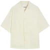 Camasa Jil Sander short-sleeve alba
