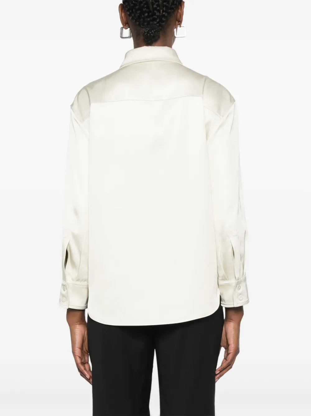 Camasa JIL SANDER Twill alb - imagine 2