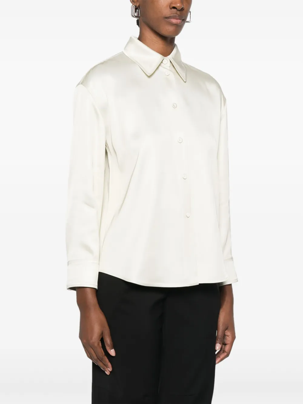 Camasa JIL SANDER Twill alb - imagine 3