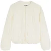 Jacheta JIL SANDER Jacquard Bomber alb