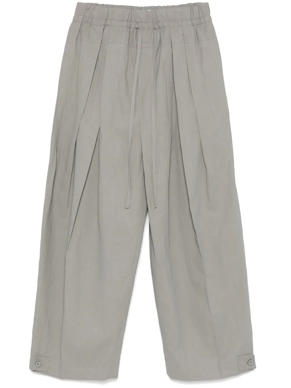 Pantaloni Jil Sander Linen gri