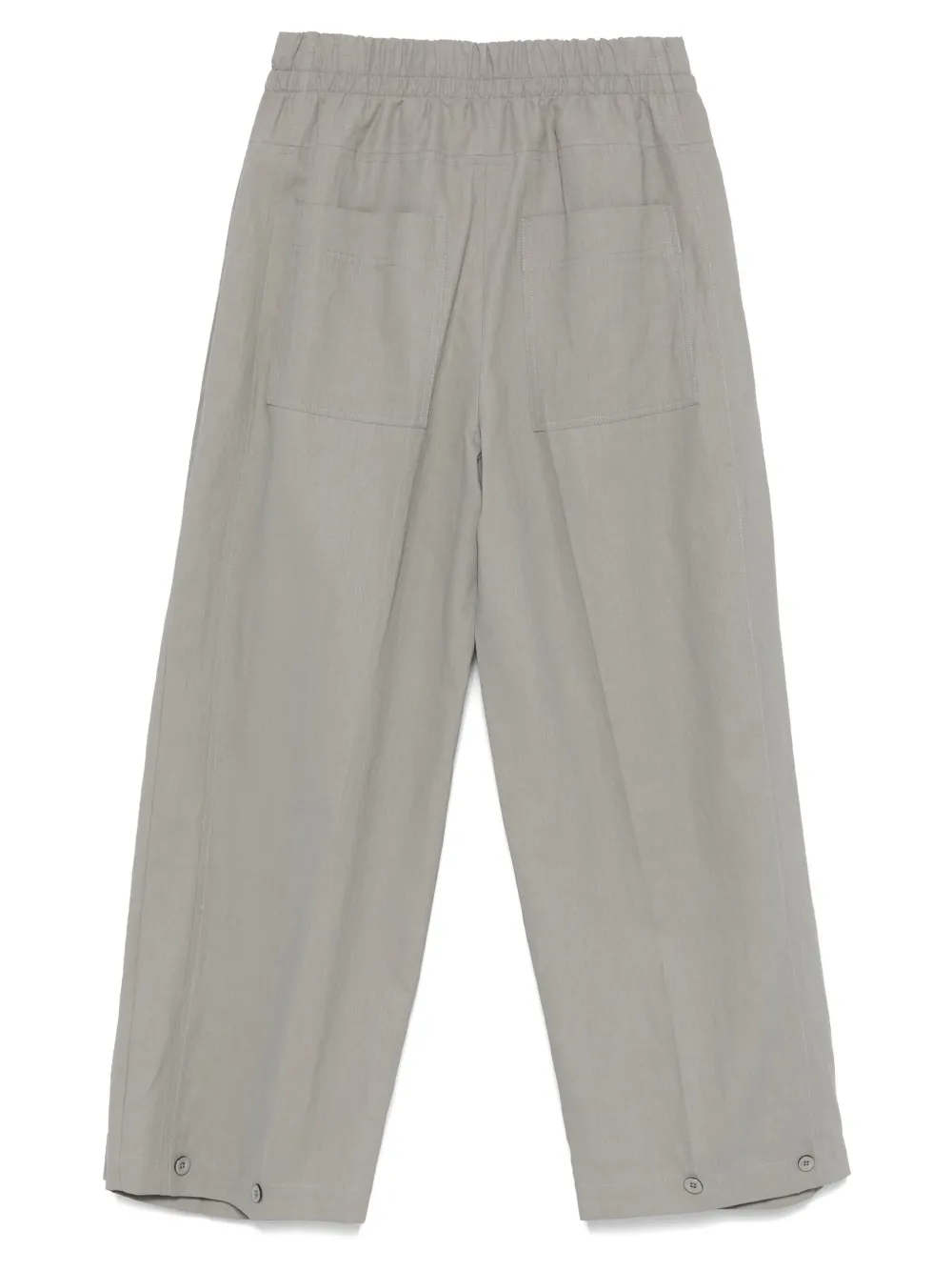 Pantaloni Jil Sander Linen gri - imagine 2
