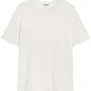 Tricou Jil Sander crew-neck alb