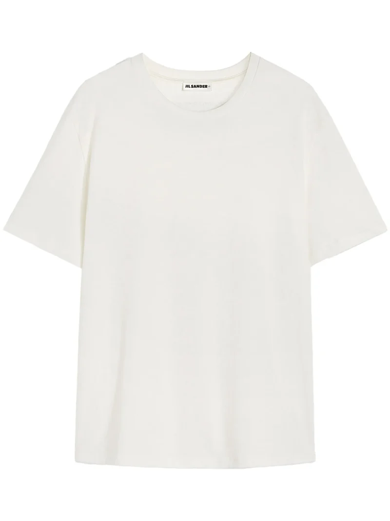 Tricou Jil Sander crew-neck alb