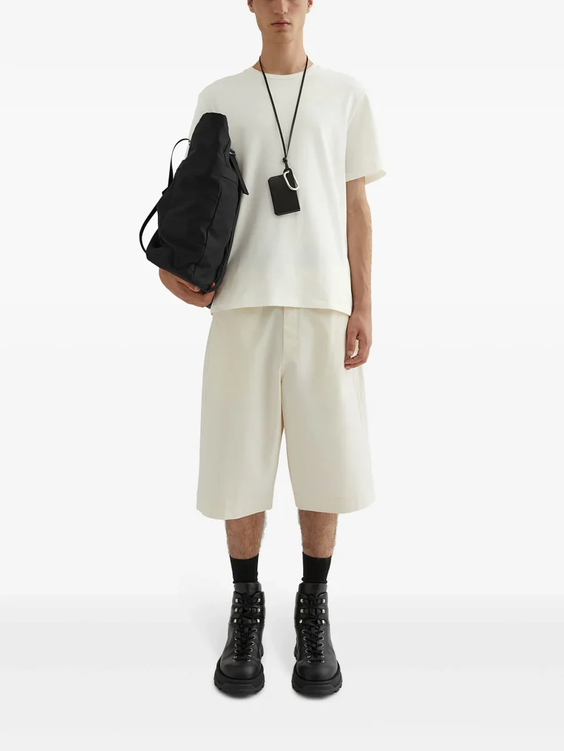 Alternative view of Tricou Jil Sander crew-neck alb