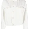 Jacheta LouLou De Saison long-sleeved denim alb