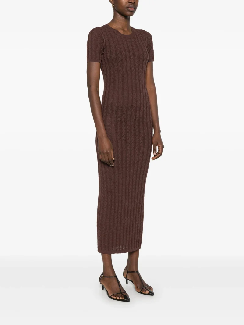 Rochie maxi LouLou De Saison maro - imagine 5