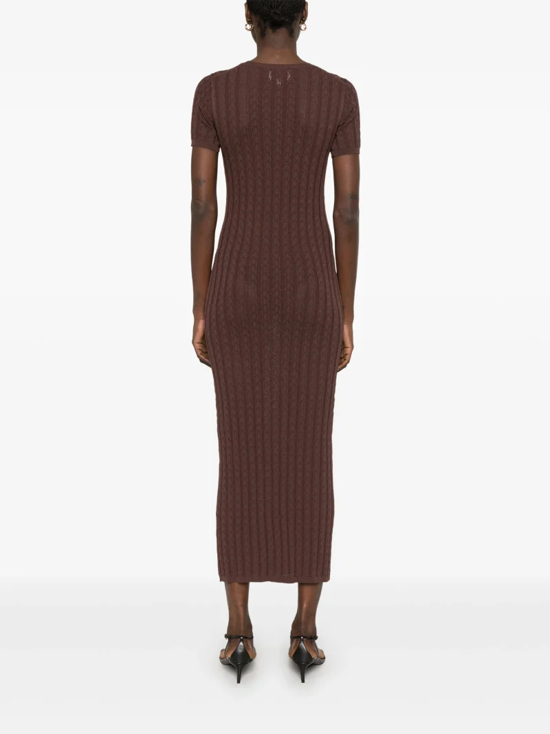 Rochie maxi LouLou De Saison maro - imagine 4