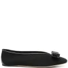 Balerini Ferragamo Vara Ballet Flats negru