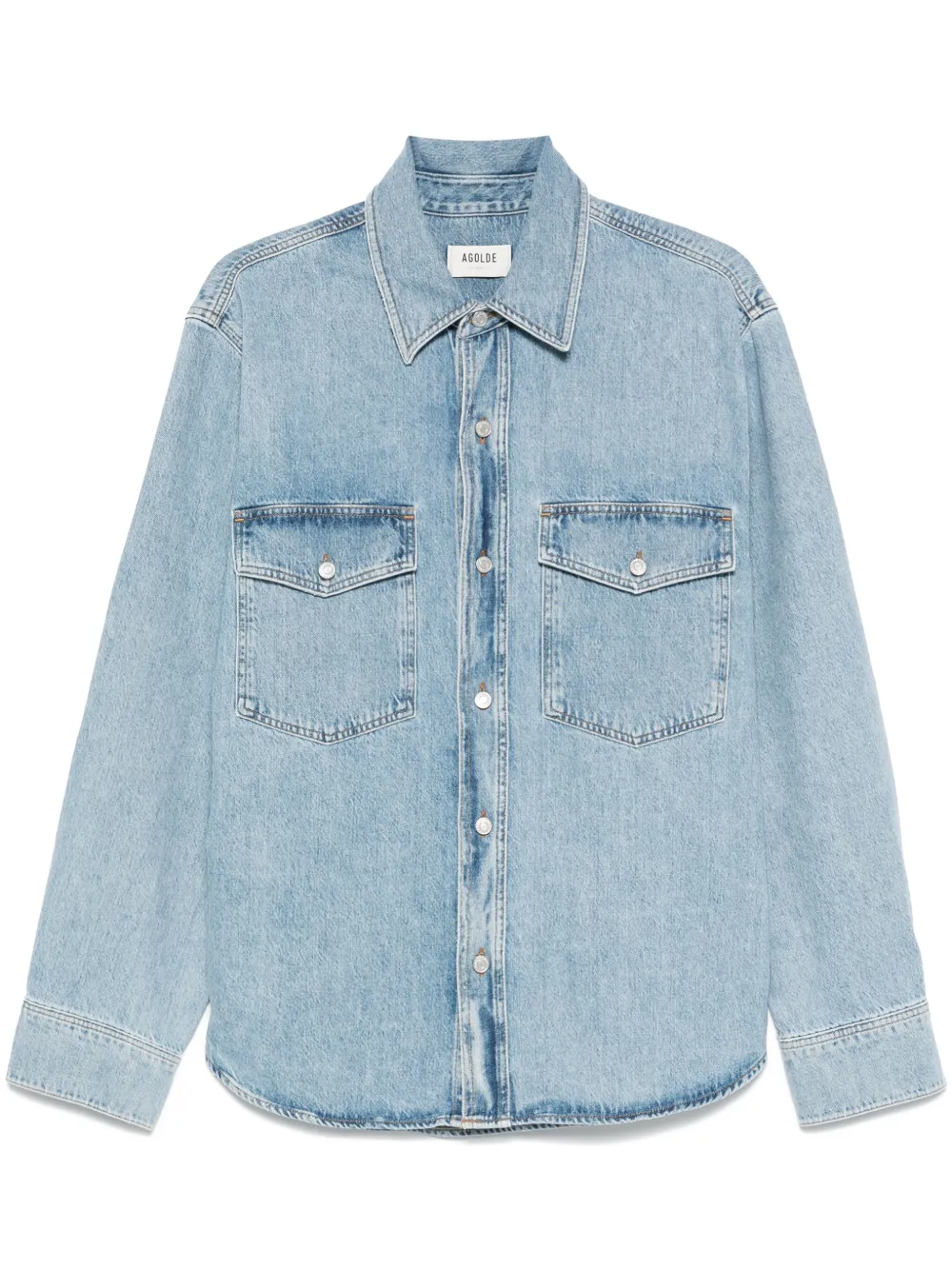 Camasa AGOLDE Rafe albastru