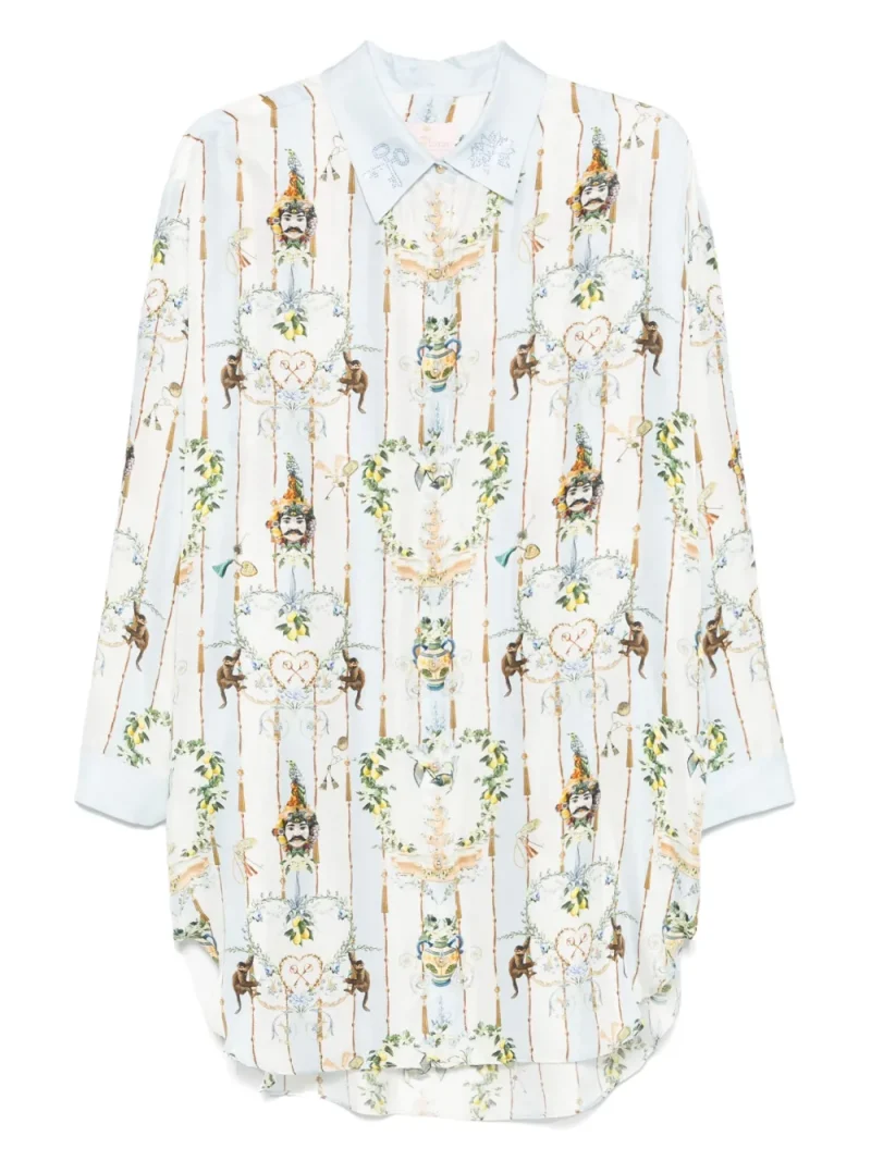 Camasa Camilla Graphic-Print multicolor