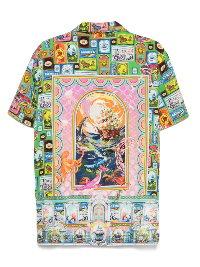 Alternative view of Camasa Camilla Saldomar verde