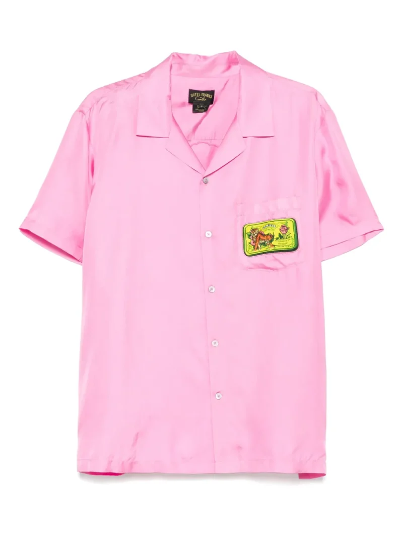 Camasa Camilla Salty Splendour-Print roz