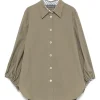 Camasa Lorena Antoniazzi Cotton khaki