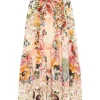 Fusta midi Camilla Shaped Seam multicolor