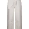 Pantaloni denim AGOLDE Low Slung alb