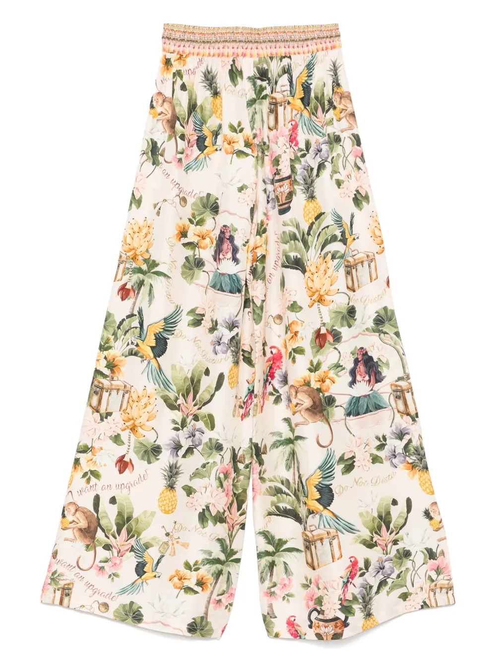 Pantaloni Camilla Graphic-Print multicolor - imagine 2