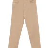 Pantaloni denim Lorena Antoniazzi Tapered bej