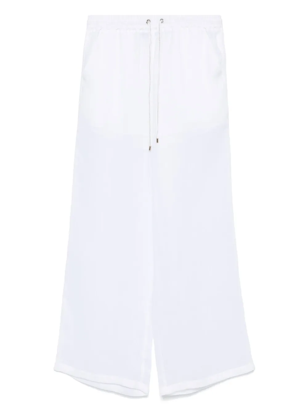 Pantaloni Lorena Antoniazzi Elasticated-Waistband alb