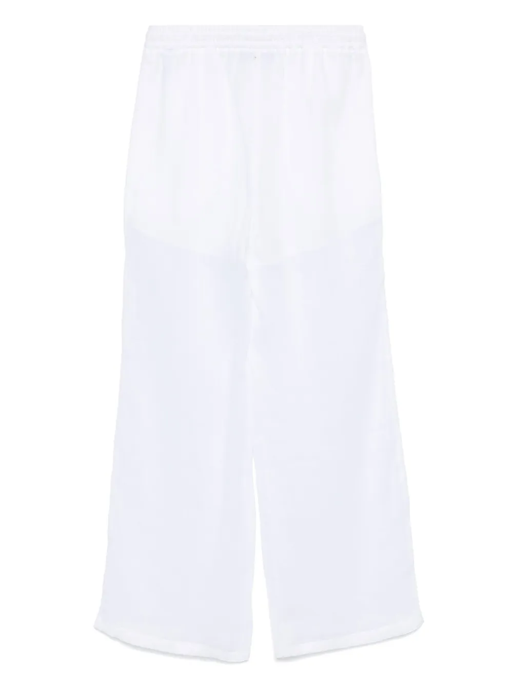 Pantaloni Lorena Antoniazzi Elasticated-Waistband alb - imagine 2