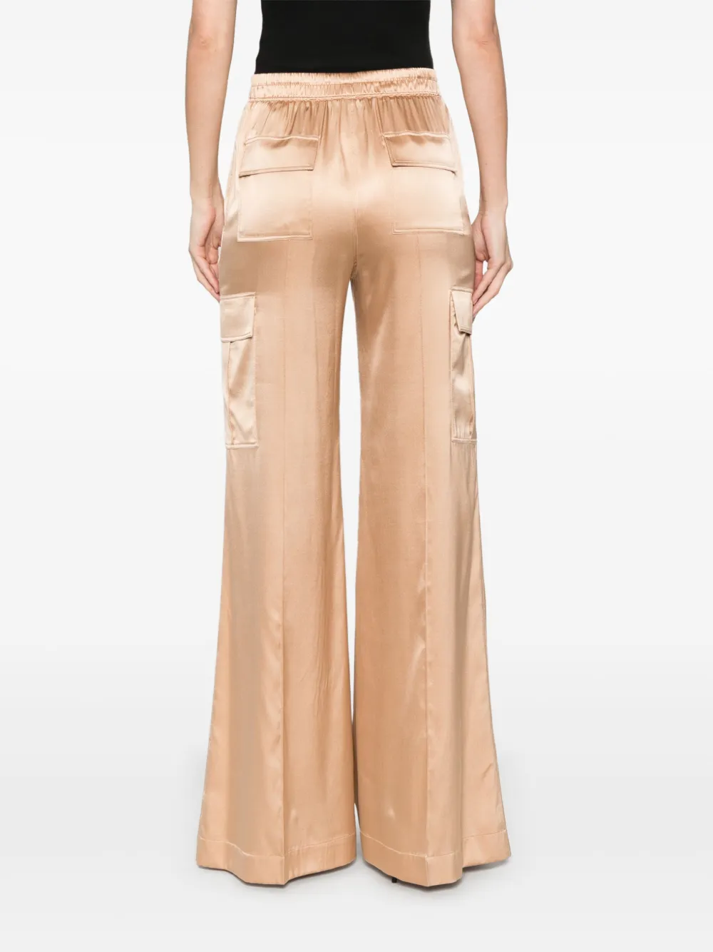 Pantaloni TOM FORD Satin Cargo bej - imagine 2