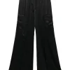 Pantaloni TOM FORD Satin Cargo negru