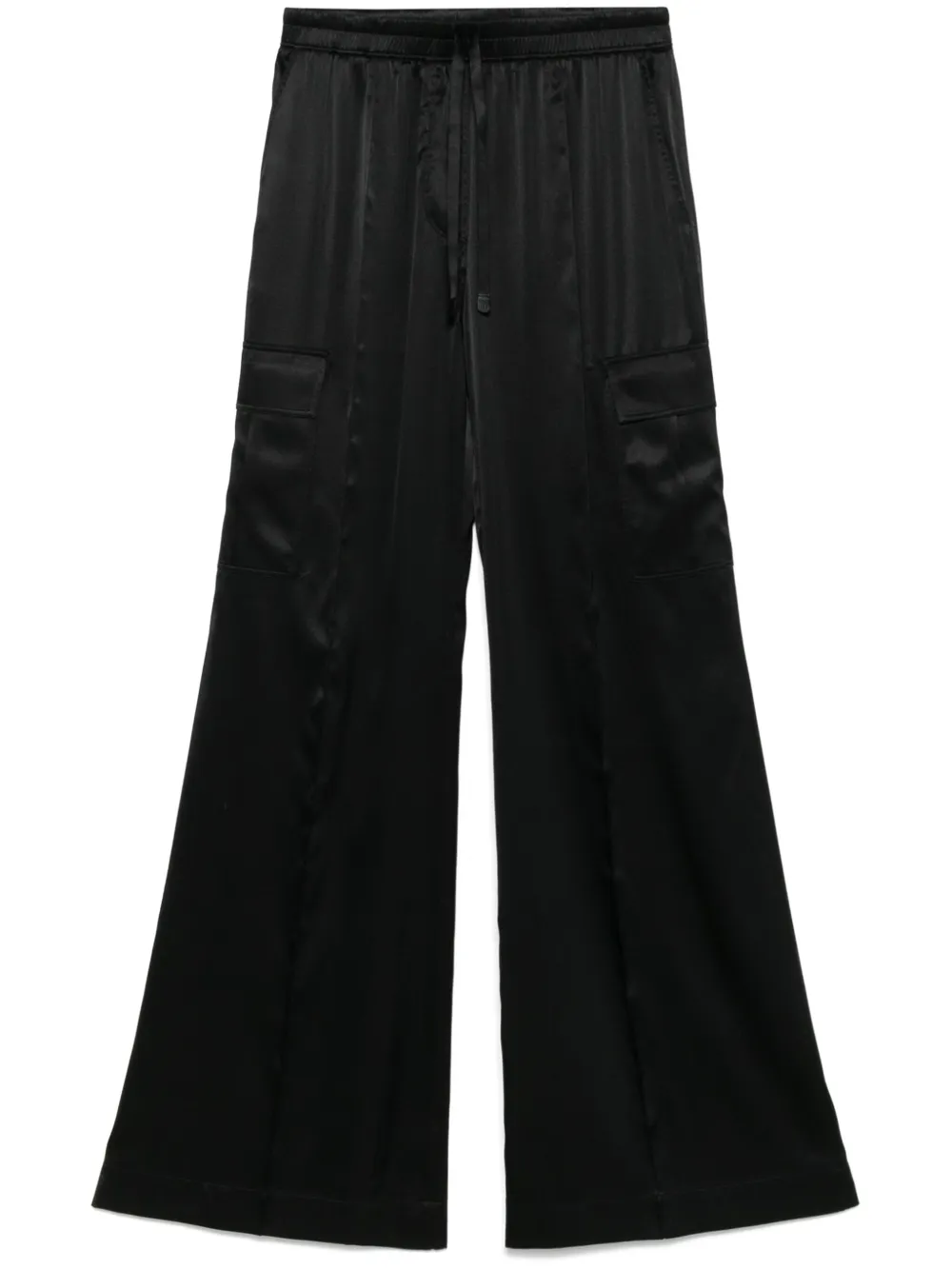 Pantaloni TOM FORD Satin Cargo negru