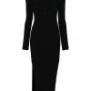 Rochie midi Loulou de Saison Eldara negru