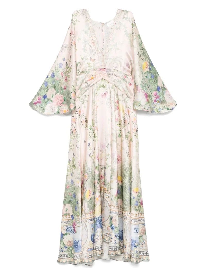 Alternative view of Rochie maxi Camilla Palacio Playground multicolor