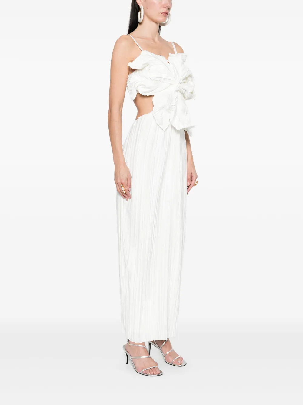 Rochie maxi Cult Gaia Hestra Gown alb - imagine 3