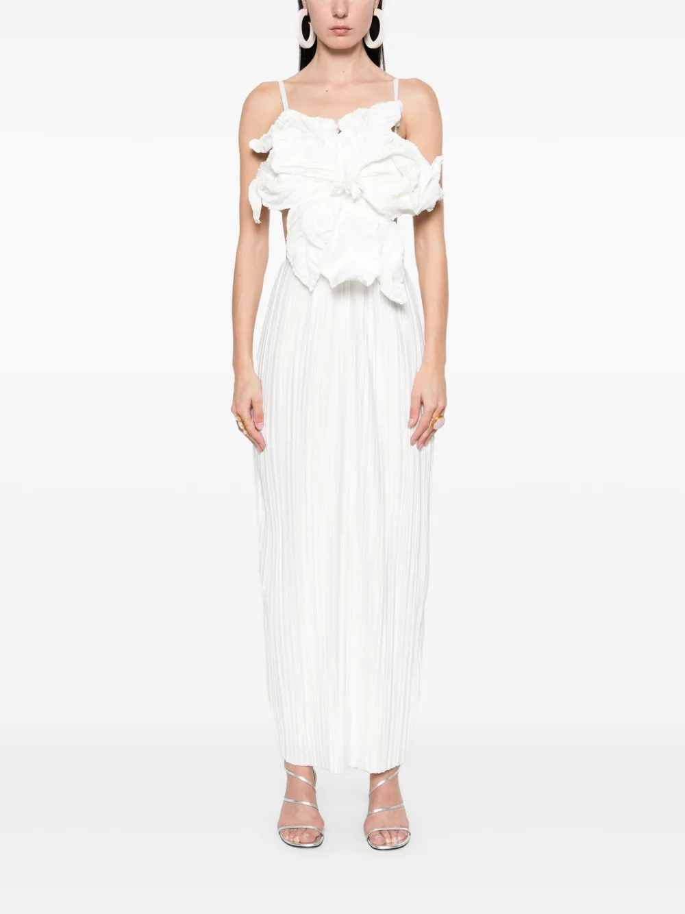 Rochie maxi Cult Gaia Hestra Gown alb - imagine 4