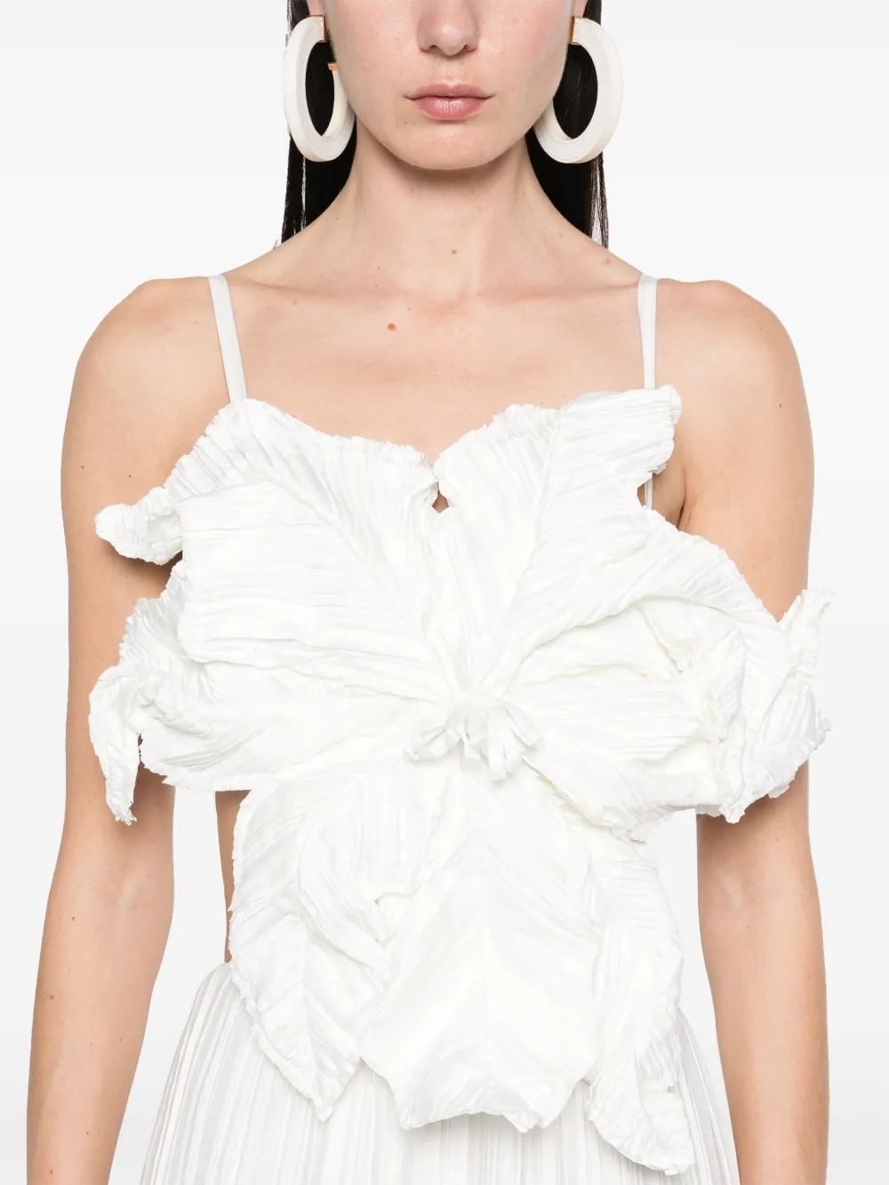 Rochie maxi Cult Gaia Hestra Gown alb - imagine 5