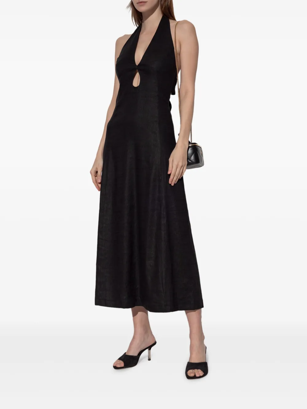 Rochie midi Cult Gaia Lianna negru - imagine 4