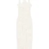Rochie midi Cult Gaia Nissa alb