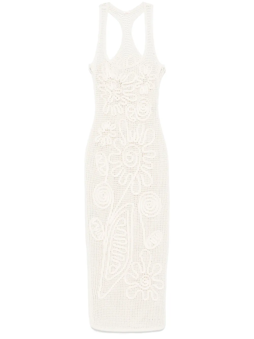 Rochie midi Cult Gaia Nissa alb