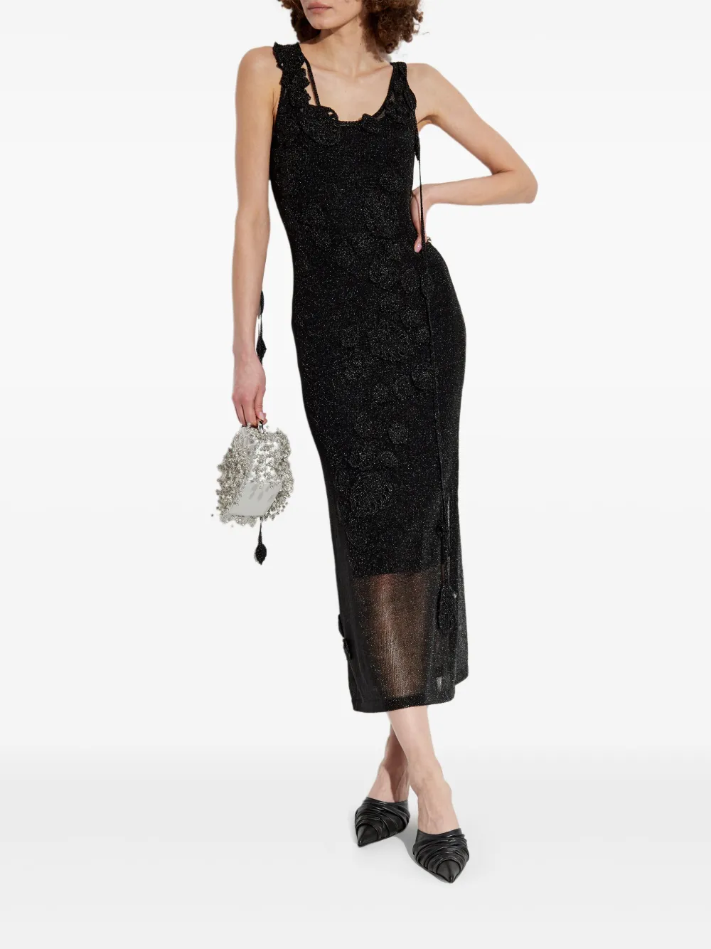 Rochie midi Cult Gaia Pemma negru - imagine 4