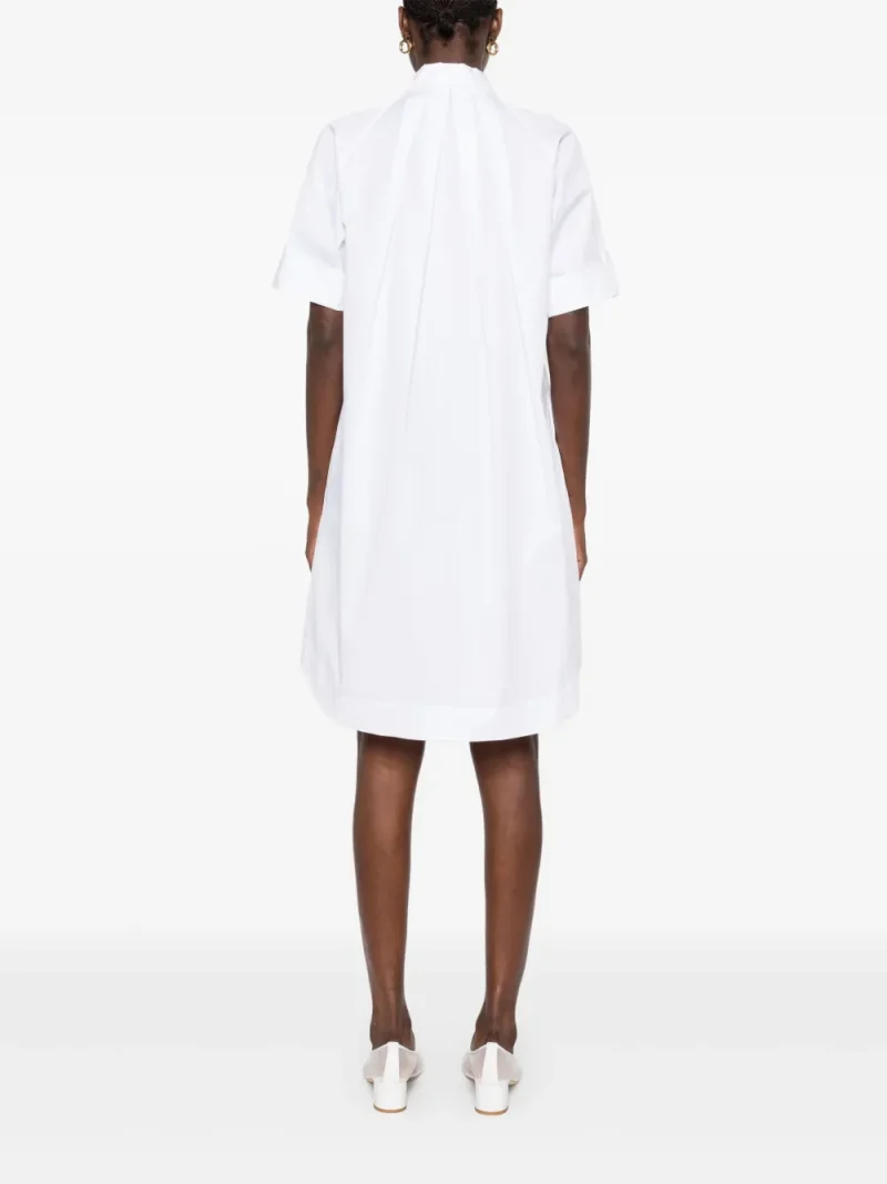 Alternative view of Rochie mini Peserico Poplin alb