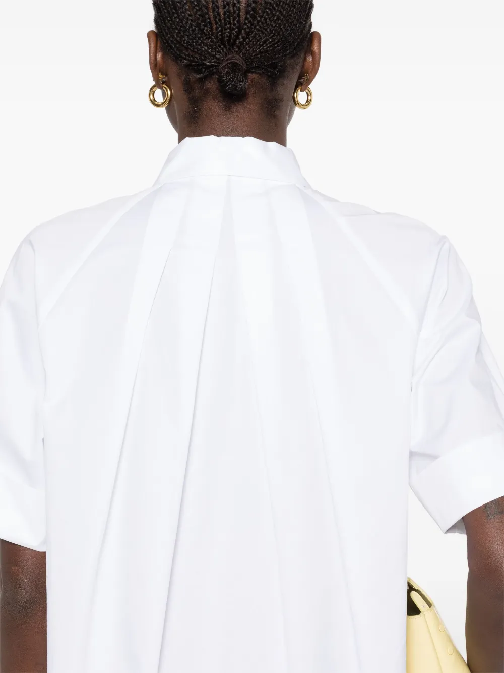 Rochie mini Peserico Poplin alb - imagine 5