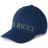Sapca Nina Ricci Logo-Embroidered albastru