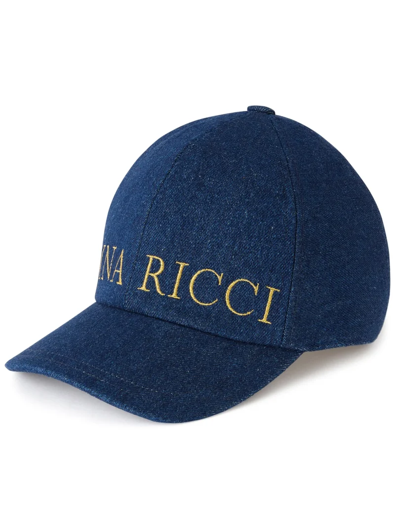 Sapca Nina Ricci Logo-Embroidered albastru